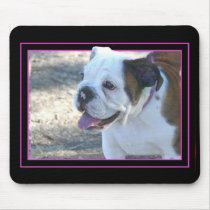 Bulldog puppy mousepad by ritmoboxer Bulldog puppy mousepad