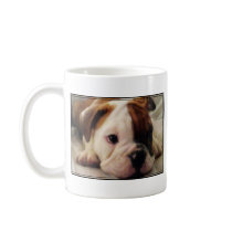 Bulldog puppy mug