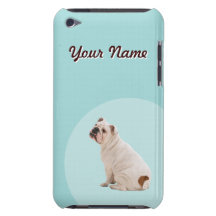 Bulldog Retro Barely There iPod Cases