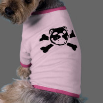 Bulldog Skull pet clothing