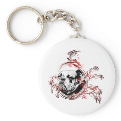 bulldogge keychain by ute_rueger