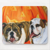 Bulldogs and Pumpkins mousepads