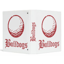 Bulldogs Golf binders by truetomboy Bulldogs Golf binders