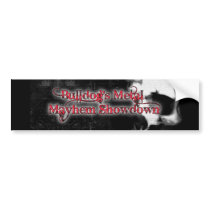 Bulldog's Metal Mayhem Bumper Sticker