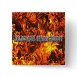 Bulldogs Metal Mayhem Square Button