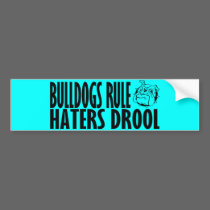 Bulldogs Rule bumper stickers