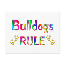 Bulldogs Rule Post Card