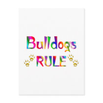 Bulldogs Rule Postcard