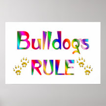 Bulldogs Rule Print