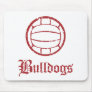 Bulldogs Volleyball Mouse Pad