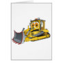 Bulldozer Cartoon Greeting Cards