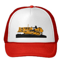 bulldozer construction equipment machinery mesh hats