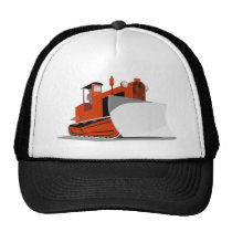 bulldozer construction equipment machinery trucker hats