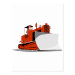 bulldozer construction equipment machinery postcards