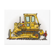Bulldozer Dozer Post Card