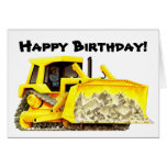 Bulldozer Greeting Card