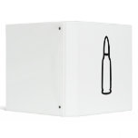 Bullet gun weapon vinyl binder