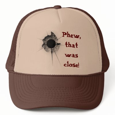 Bullet hole mesh hats by gnurf