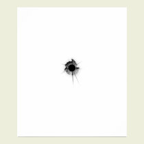 Bullet hole posters