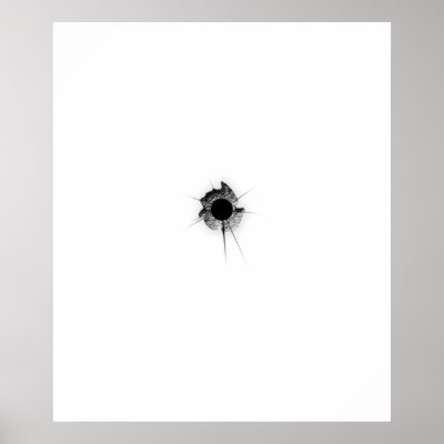 Bullet hole posters by gnurf