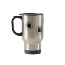 BULLET HOLES mugs by ahtemp BULLET HOLES mugs