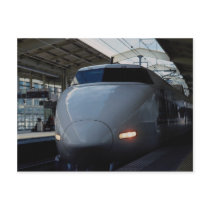 Bullet Train control Postcard