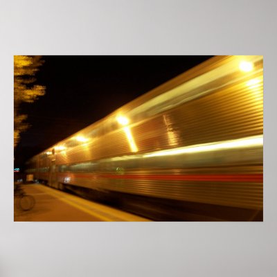 Bullet Train Print by wcleere