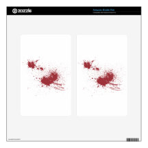 Bullet wound skins for kindle fire