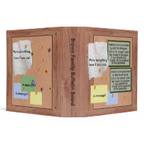 Bulletin Board 3 Ring Binders