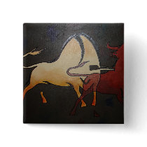 Bullfight 1 pinback buttons