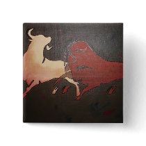 Bullfight 2 pinback buttons