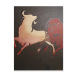 Bullfight 2 postcard