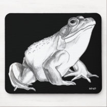 Bullfrog Art Mousepad Frog Art Gifts Decor mousepads