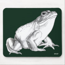 Bullfrog Art Mousepad Frog Art Gifts Decor mousepads