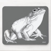 Bullfrog Art Mousepad Frog Art Gifts Decor mousepads