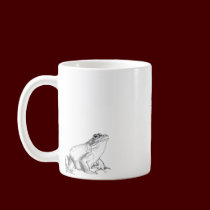 Bullfrog Art Mug Frog Coffee Cup Frog Mug mugs