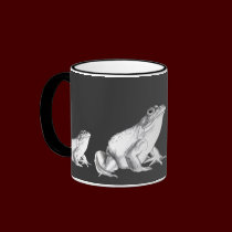 Bullfrog Art Mug Frog Coffee Cup Frog Mug mugs