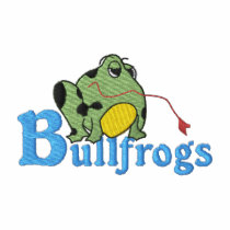 Bullfrogs embroidered shirts