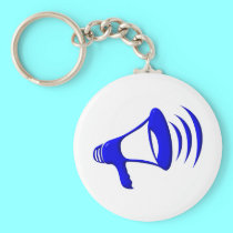 Bullhorn - Add your own words keychains by Artists4God Bullhorn - Add your own words keychains