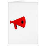 Bullhorn / Megaphone Greeting Card