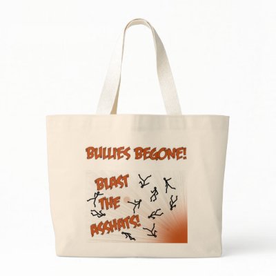 Bullies Begone! Canvas Bag by The_Spoken_Word