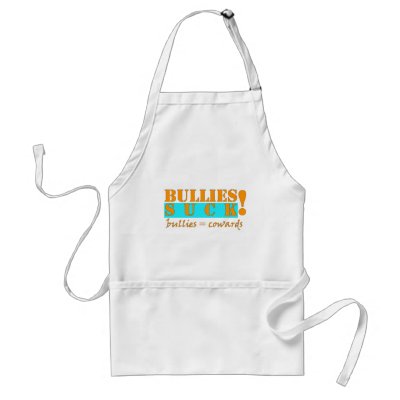 BULLIES COWARDS APRONS by DavidCreates
