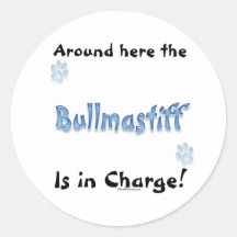 Bullmastiff Charge - Sticker