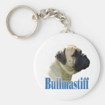 Bullmastiff (fawn) Name Keychains