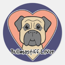 Bullmastiff Lover Stickers