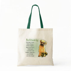 Bullmastiff Lovers Gifts bag