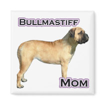 Bullmastiff Mom 4 - Magnet