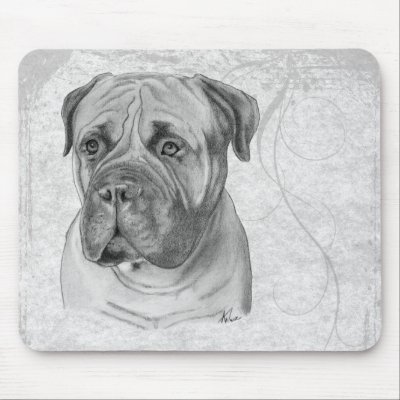Bullmastiff Mouse Pad by Felidae52