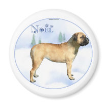 Bullmastiff Noel Magnet