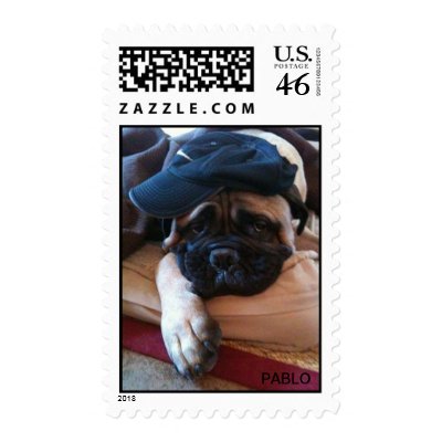 Bullmastiff Pablo Postage 3 by JINJYandPABSY